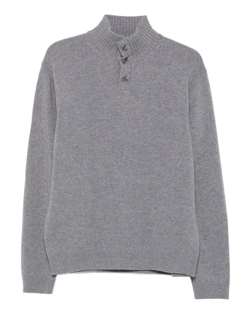 Daniele Fiesoli Perkins Pullover mit Knopfverschluss - Grau Grau