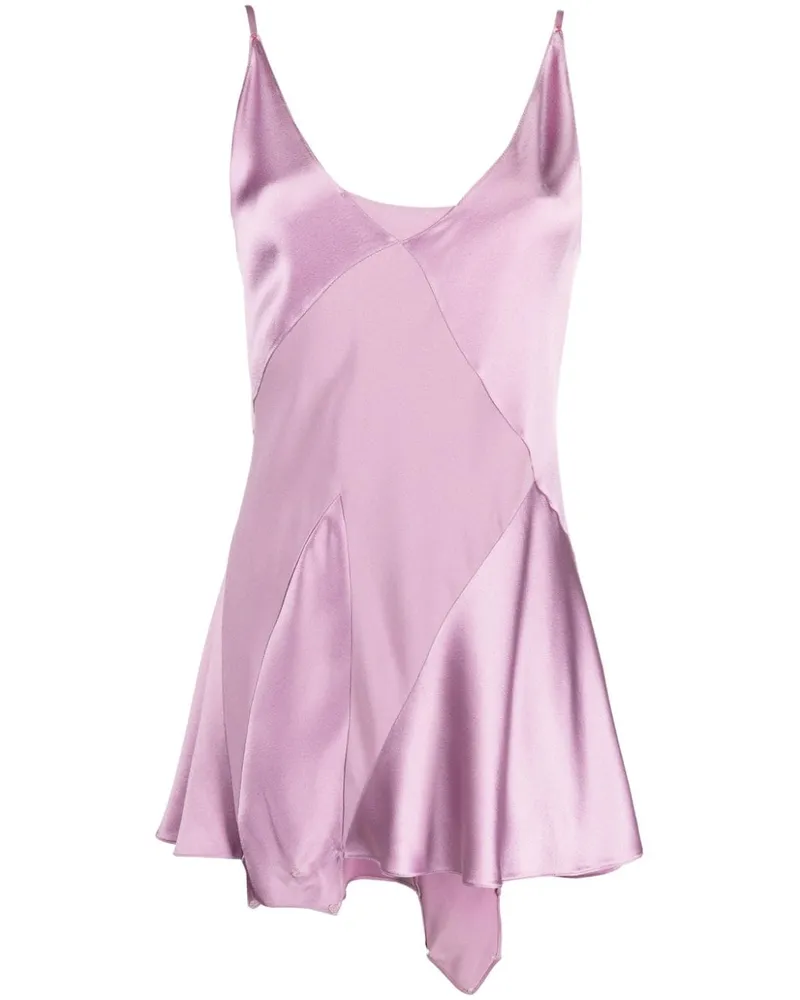 Maison Margiela Drapiertes Minikleid - Violett Violett