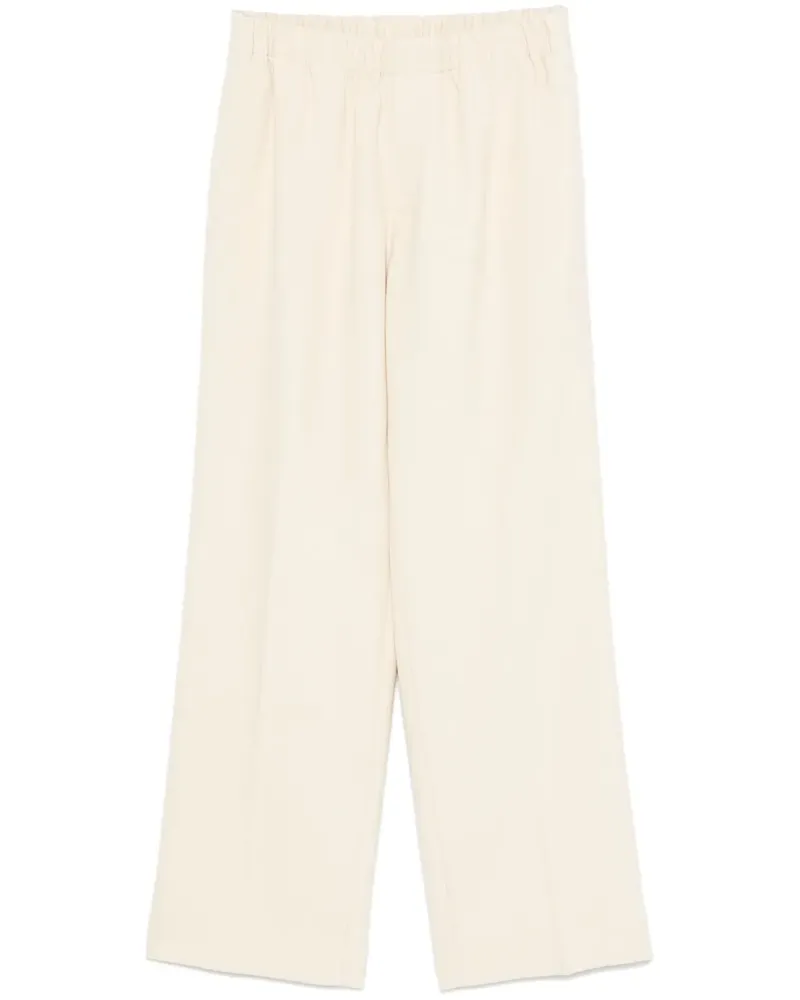 Sandro Hose mit weitem Bein - Nude Nude