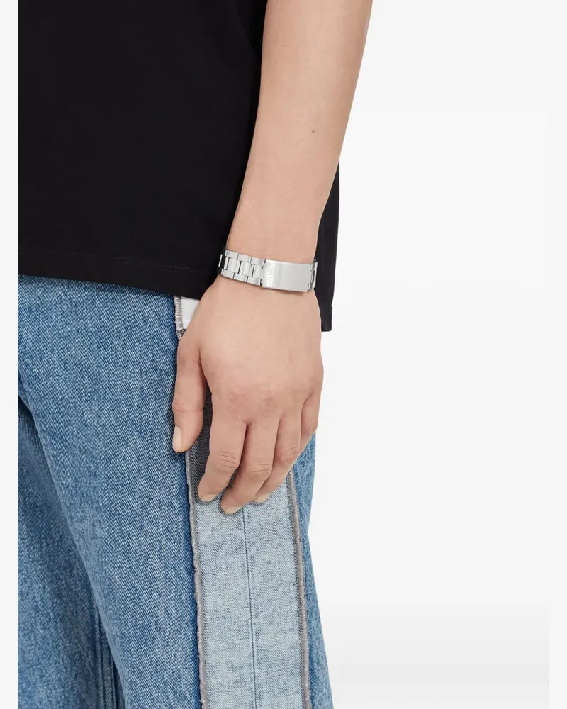Maison Margiela Armband mit Nummern-Schild - Silber Silber