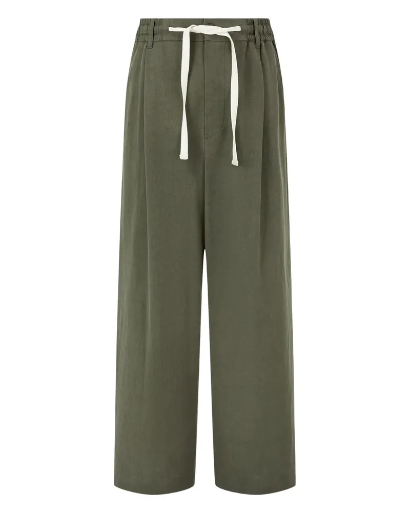 STUDIO TOMBOY Hose mit Abnähern - Grün Grün