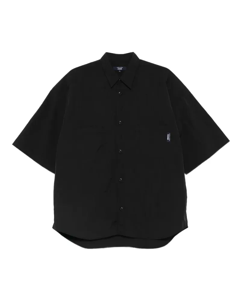 Comme des Garçons Hemd mit Brusttasche - Schwarz Schwarz