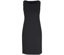 Kurzer Etuikleid aus Krepp - Schwarz