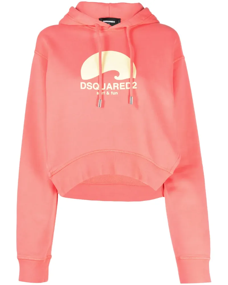 Dsquared2 Hoodie mit Logo-Print - Rosa Rosa