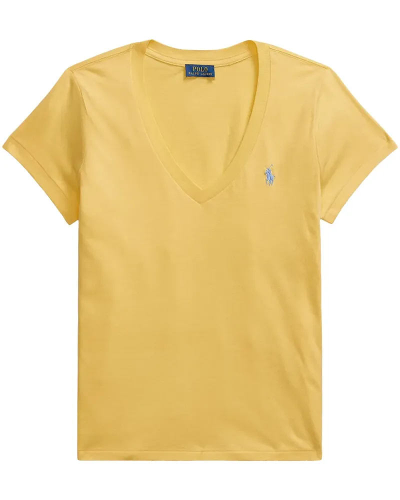 Ralph Lauren T-Shirt mit Logo - Gelb Gelb