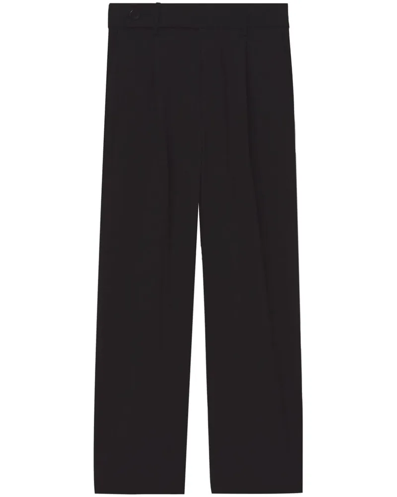 Proenza Schouler Hose mit weitem Bein - Schwarz Schwarz
