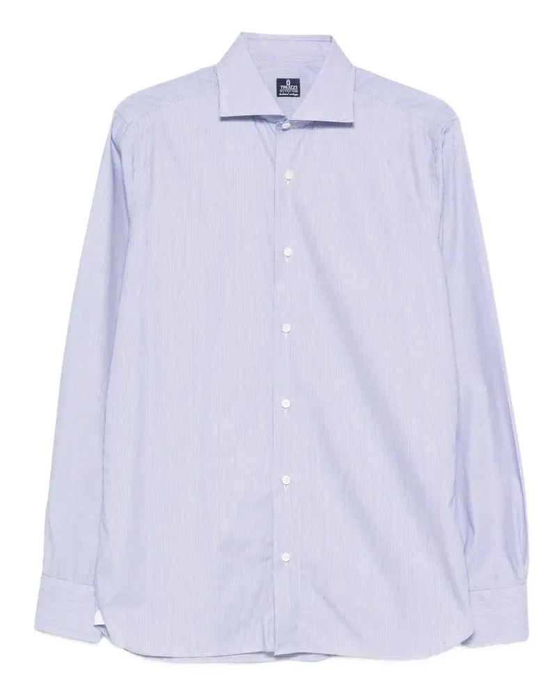 Truzzi Gestreiftes Hemd - Blau Blau