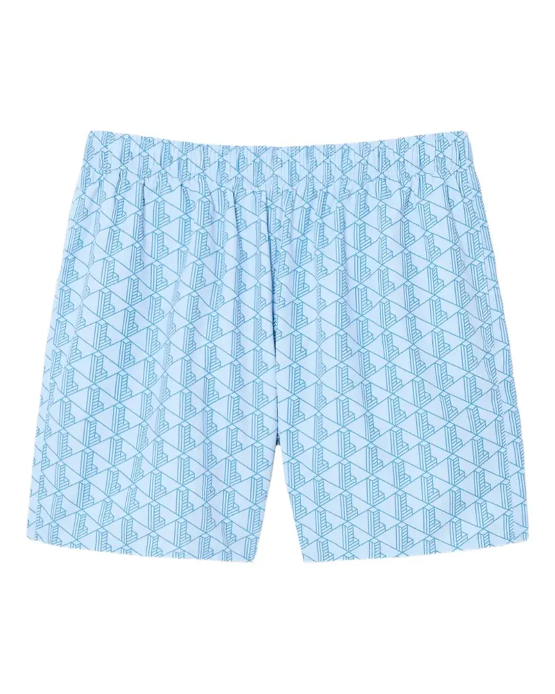 Lacoste patterned swim shorts - Blau Blau