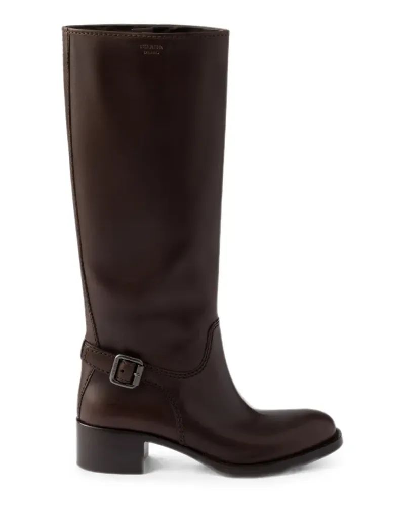 Prada leather boots - Braun Braun