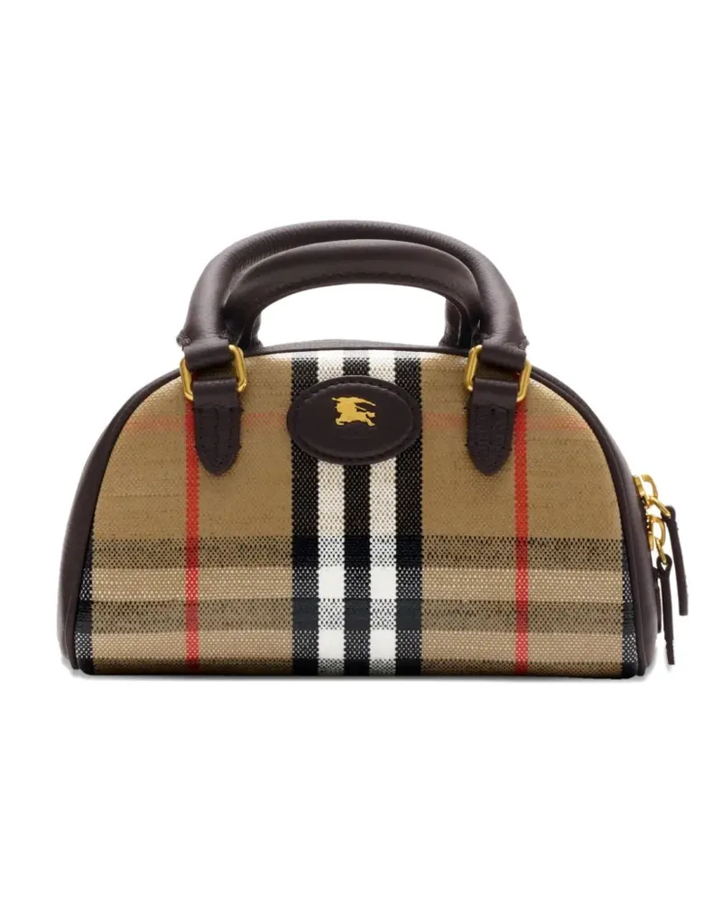 Burberry Karierter Highlands Tote Bag - Nude Nude