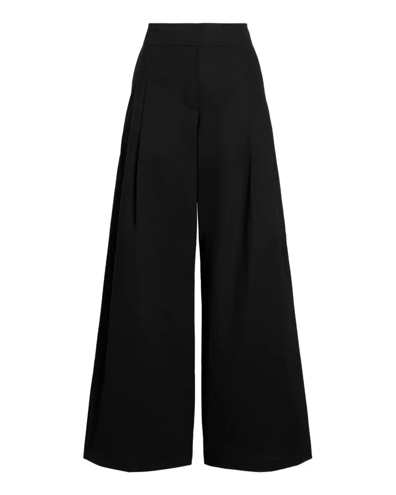 Proenza Schouler Coralie pants in poplin - Schwarz Schwarz
