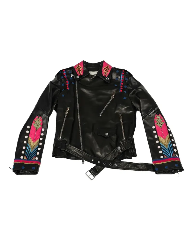 Valentino Garavani Bomberjacke mit Perlen - Schwarz Schwarz