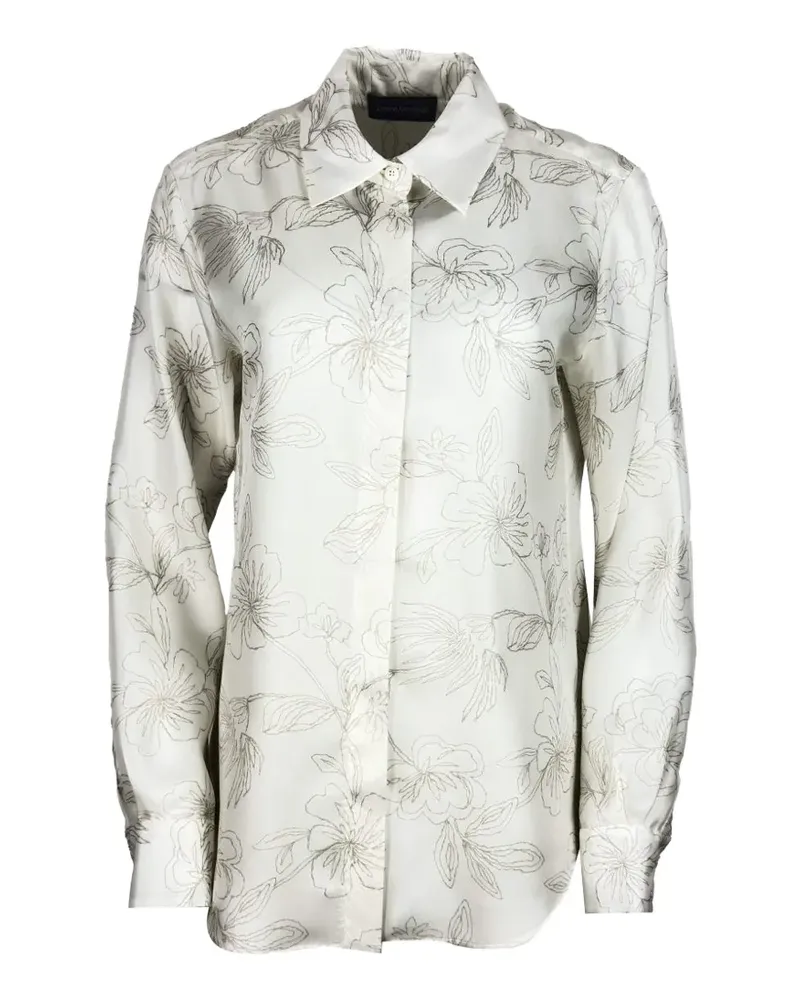 Lorena Antoniazzi floral-motif shirt - Nude Nude