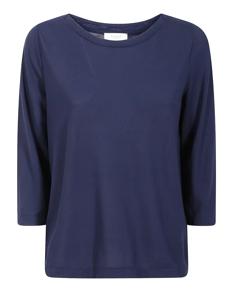 Zanone Klassisches T-Shirt - Blau Blau