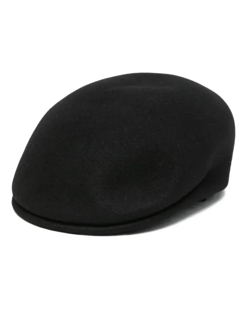 KHAITE newsboy cap - Schwarz Schwarz