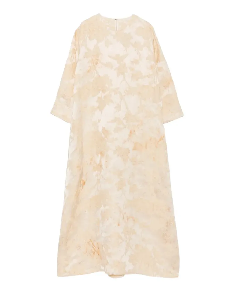 Uma Wang Apostte floral-jacquard maxi dress - Nude Nude