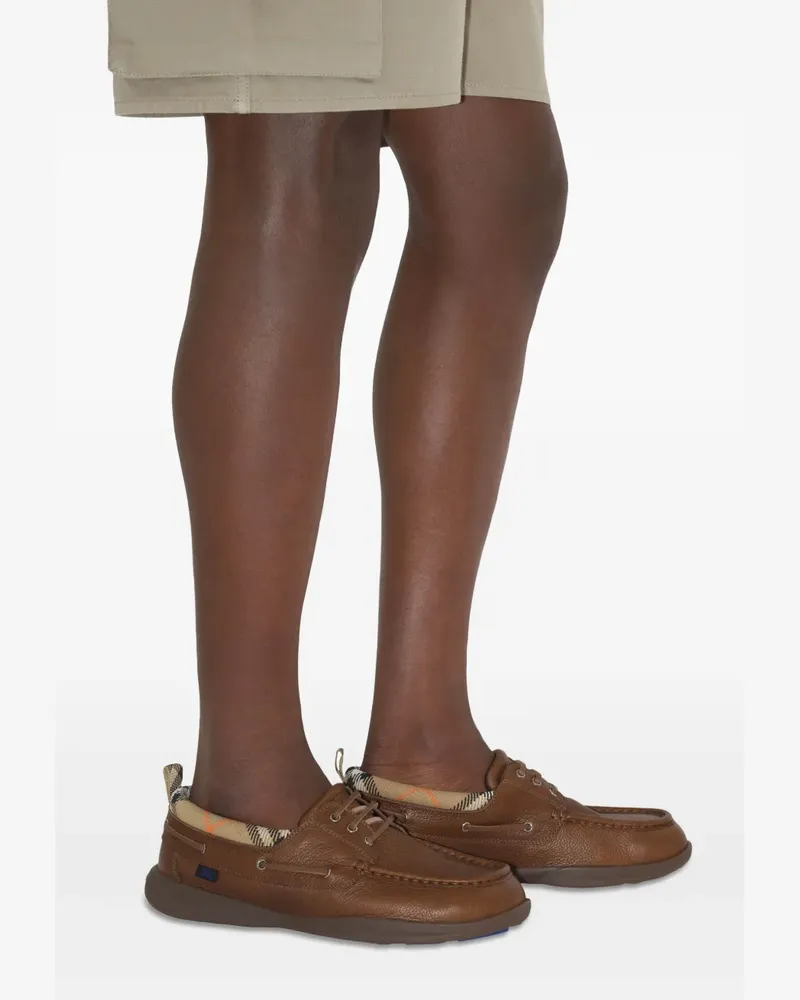 Burberry Decker Segelschuhe - Braun Braun
