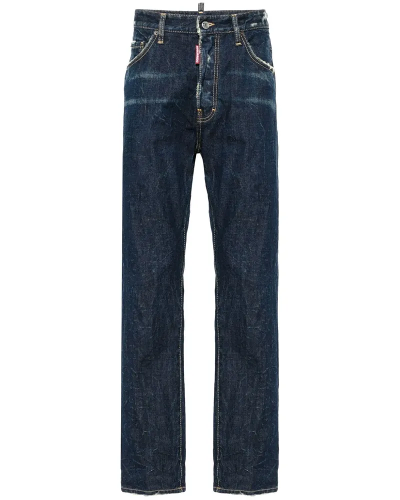 Dsquared2 Jeans in Distressed-Optik - Blau Blau
