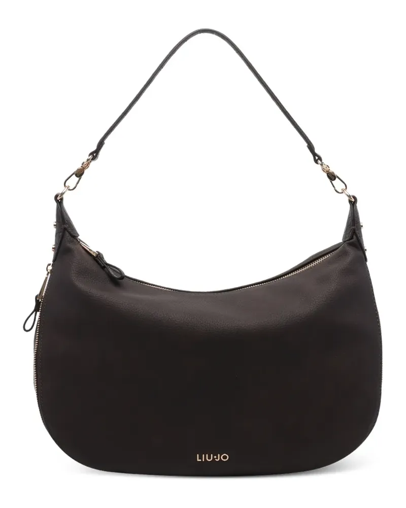 Liu Jo crocodile-effect zip-detail tote bag - Braun Braun