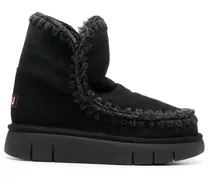 Eskimostiefel aus Wildleder - Schwarz