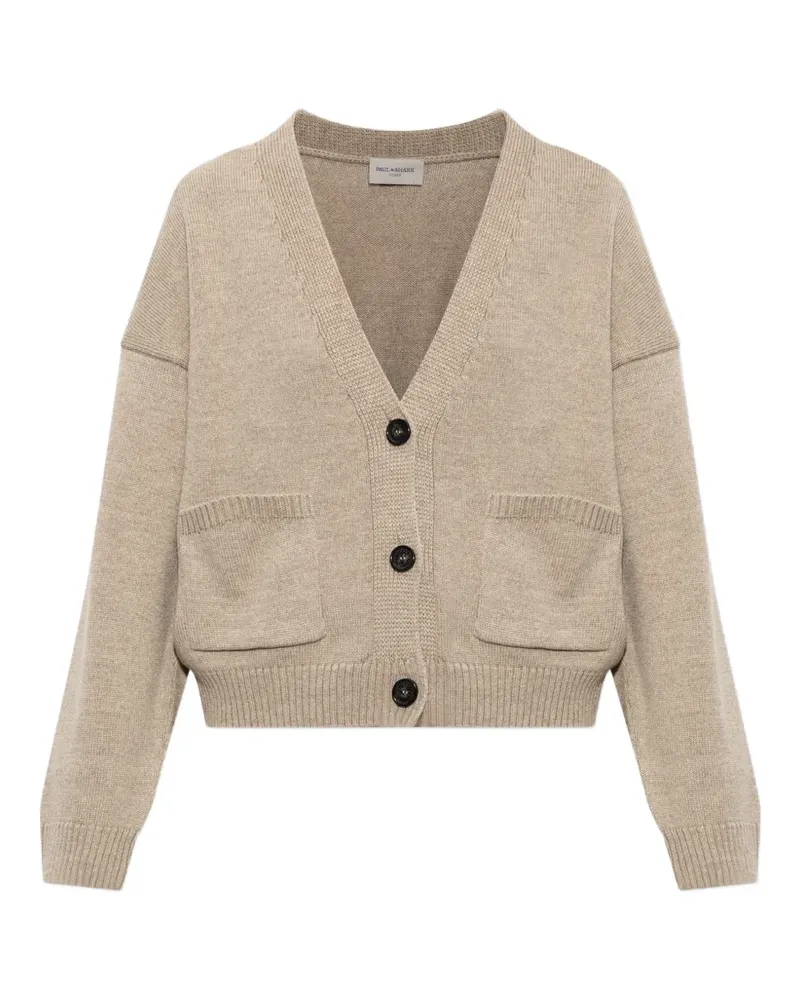 Paul & Shark Cardigan mit aufgesetzten Taschen - Nude Nude