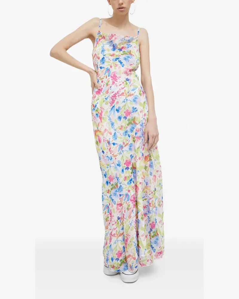 Abercrombie & Fitch abstract-pattern maxi dress - Weiß Weiß