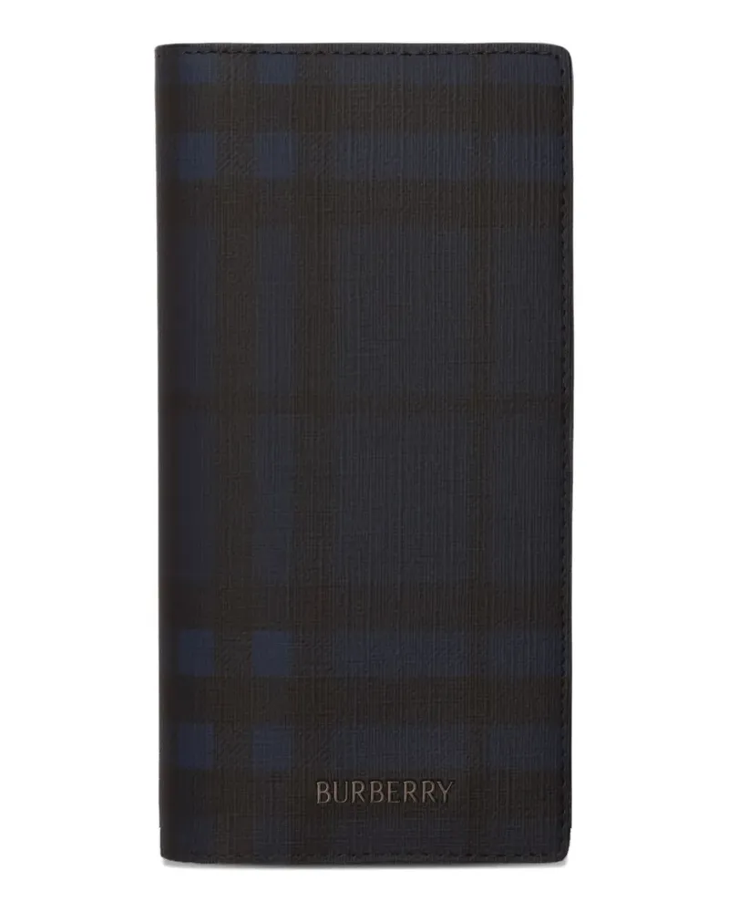 Burberry City Check continental wallet - Blau Blau