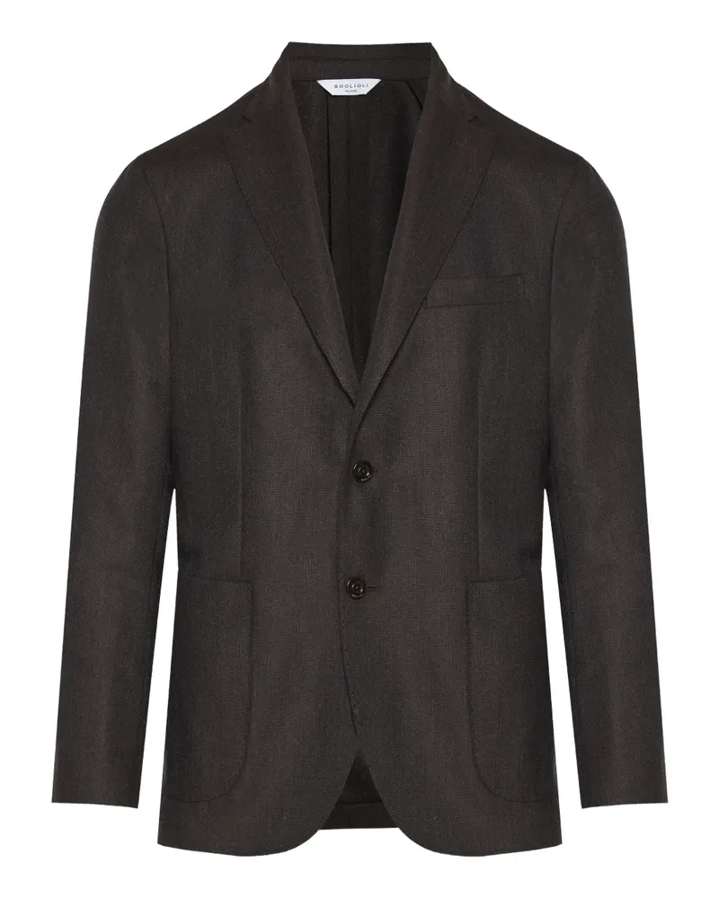 Boglioli notched lapel pocket jacket - Braun Braun
