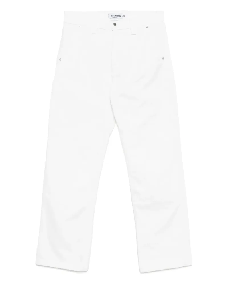 Anti Social Social Club Mechanic Hose - Weiß Weiß