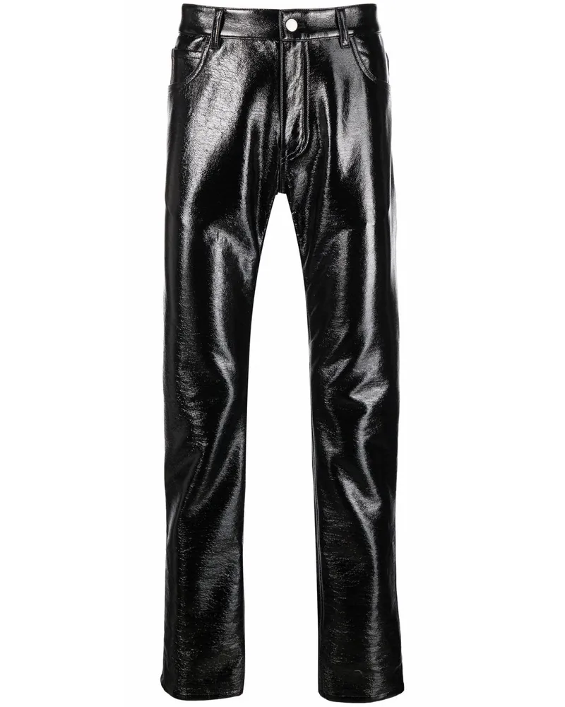 Courrèges Vinyl Hose - Schwarz Schwarz