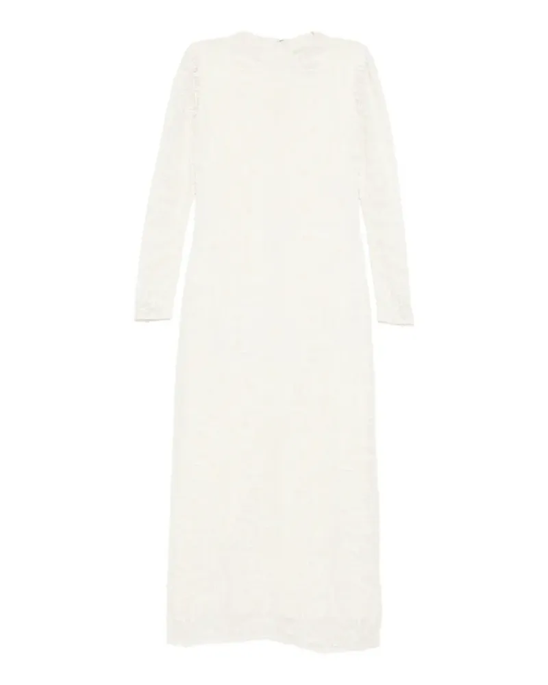 FARM Rio Maxikleid mit Blumenstickerei - Nude Nude