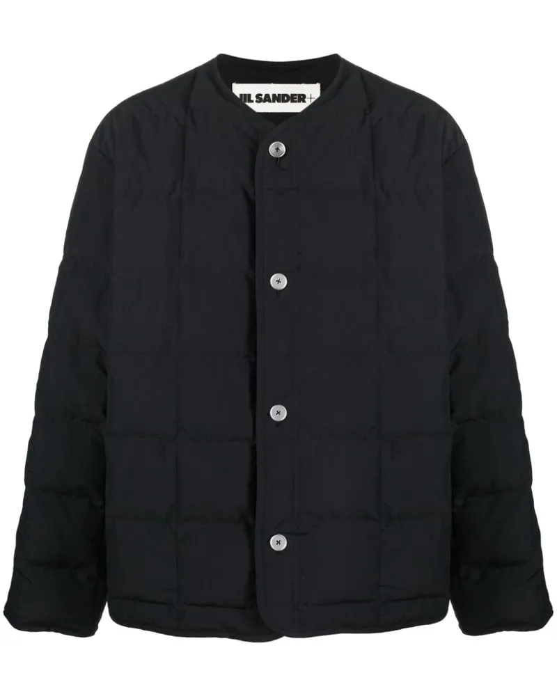 Jil Sander Gefütterte Jacke Schwarz