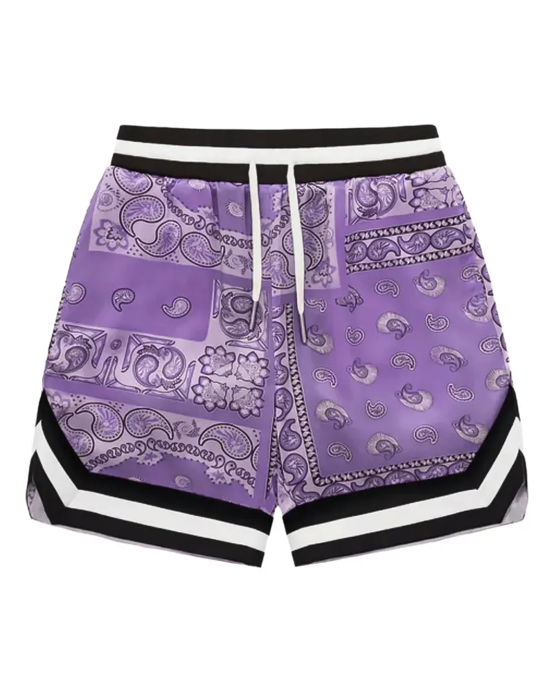 BAPE Black Edition Shorts mit Paisley-Print - Violett Violett