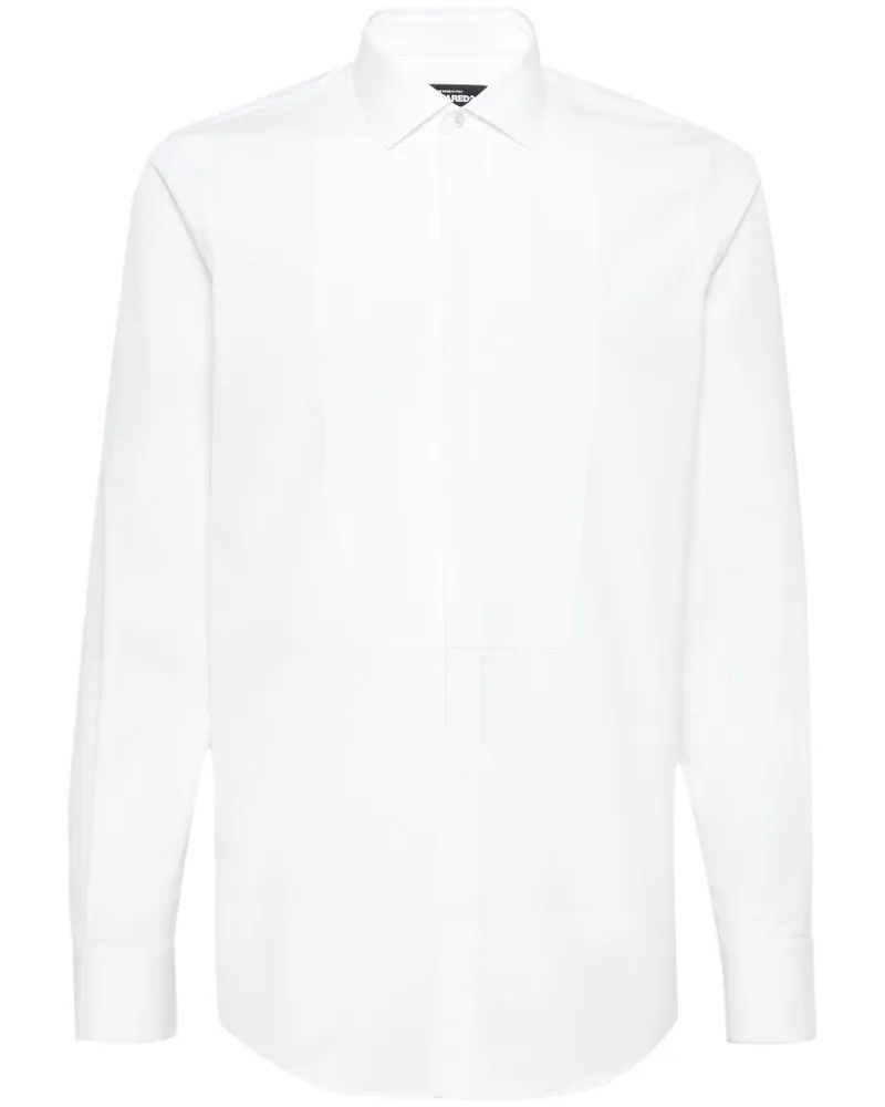 Dsquared2 Hemd mit Latz - Weiß Weiß