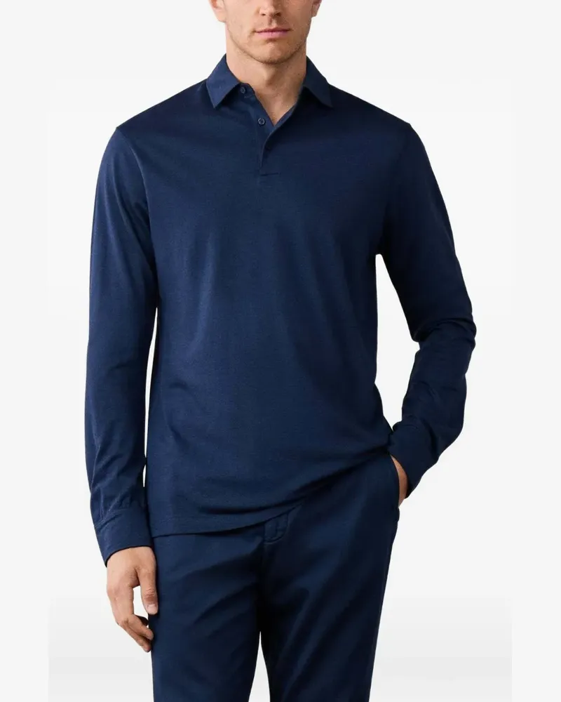 Hackett Poloshirt aus Piqué - Grün Grün
