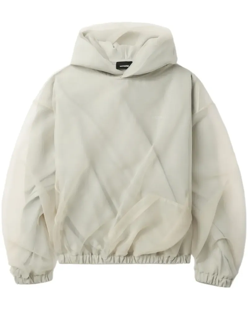 WE 11 DONE Hoodie aus Jersey - Nude Nude