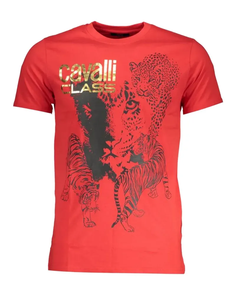Roberto Cavalli animal-print T-shirt - Rot Rot