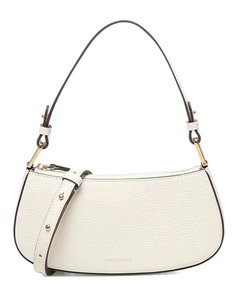 Coccinelle Schultertasche mit Reißverschluss - Nude Nude