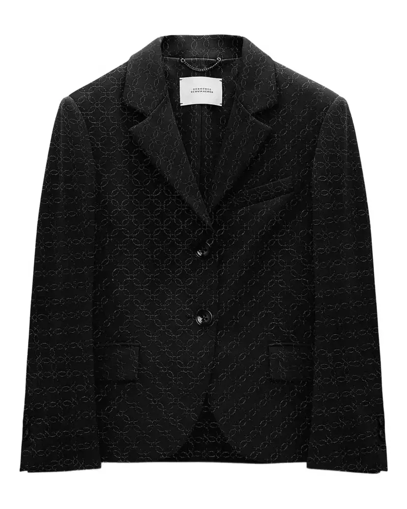 Dorothee Schumacher Sparkling Emotions patterned jacket - Schwarz Schwarz