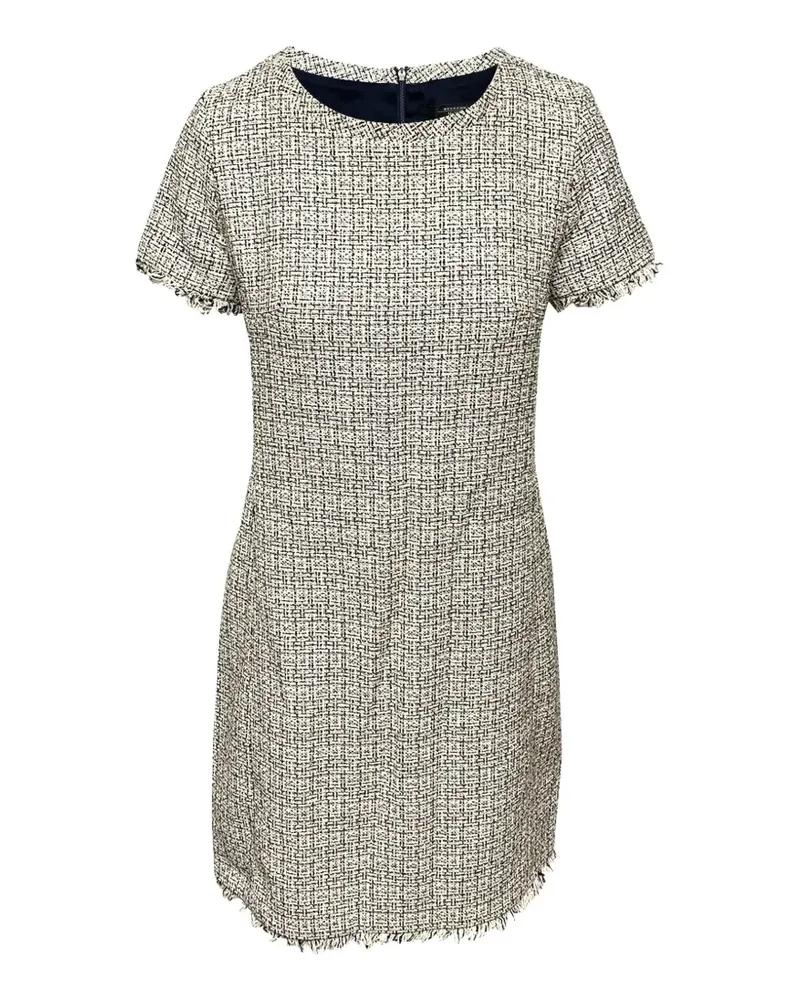 Max Mara tweed fringe dress - Nude Nude