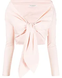 Philosophy Di Lorenzo Serafini Cropped-Top Rosa