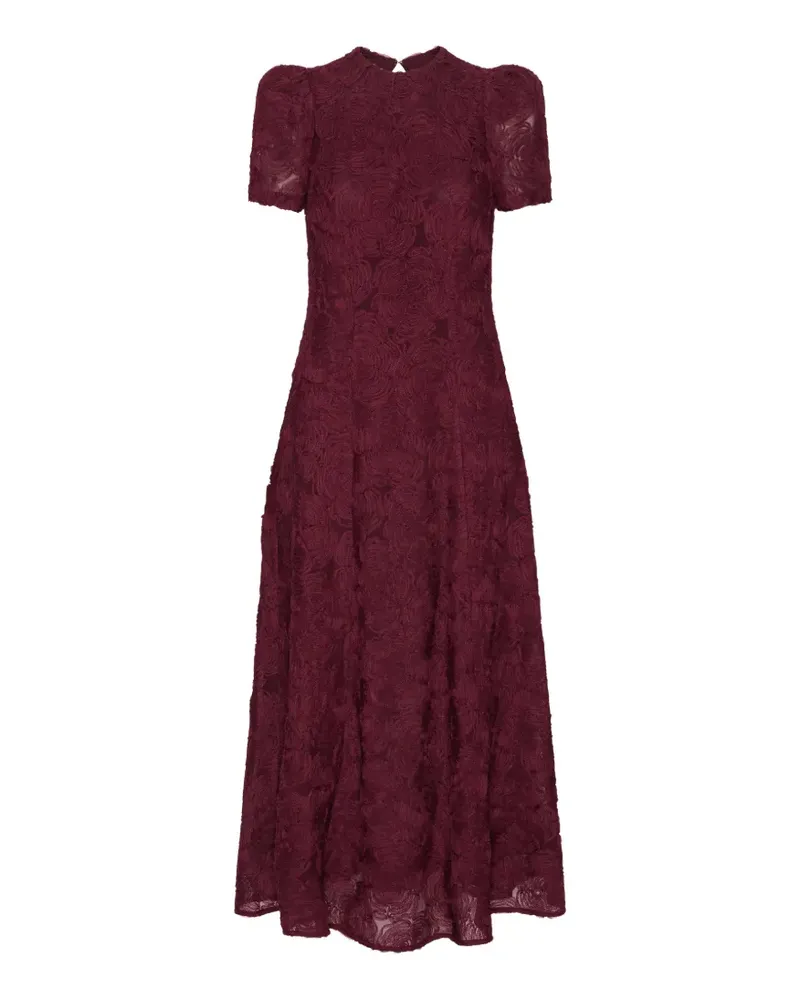 ROTATE Birger Christensen Ausgestelltes Minikleid Rot