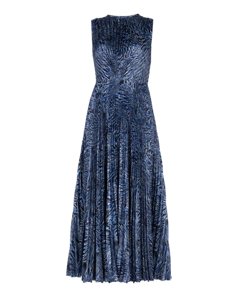 Ulla Johnson Malin Midikleid mit Falten - Blau Blau