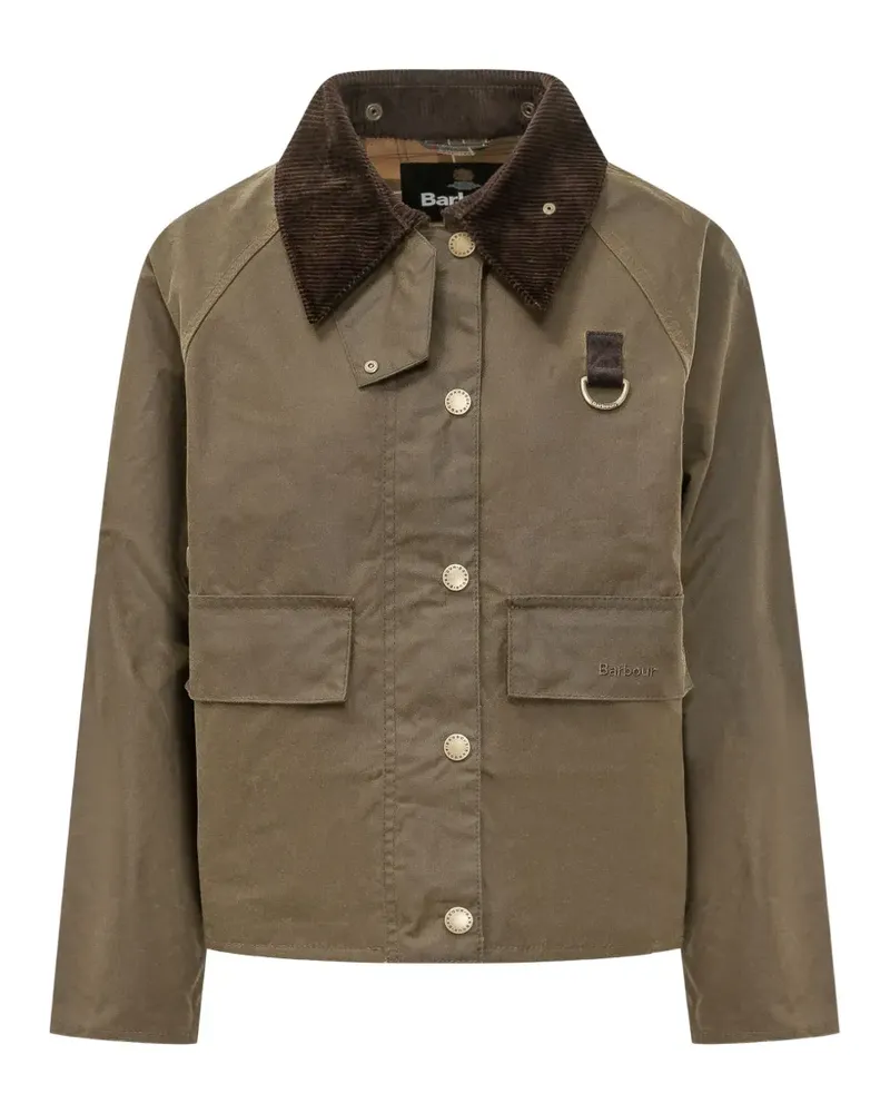Barbour Gewachste Spey Jacke - Grün Grün