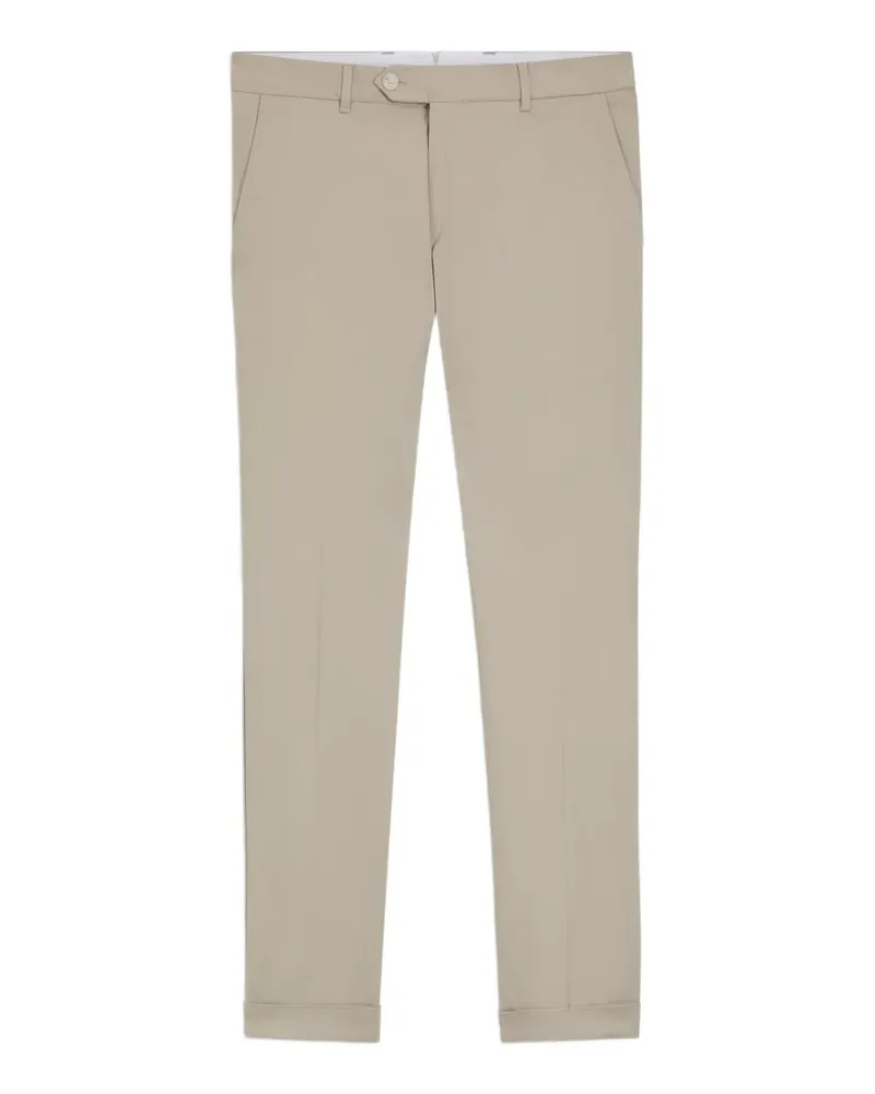 HUGO BOSS Auswaschbare Slim-Fit-Hose aus Baumwollstretch - Nude Nude