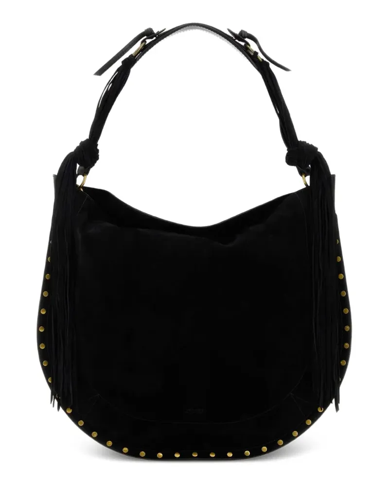Isabel Marant Oskan stud-embellished shoulder bag - Schwarz Schwarz