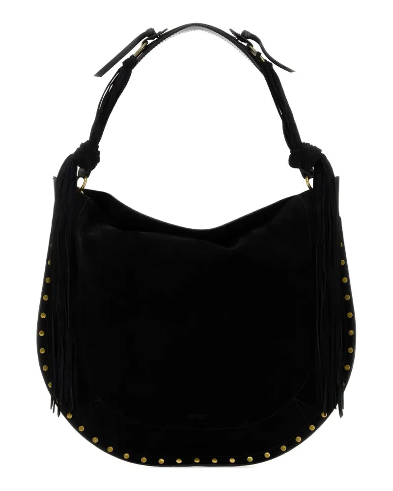 Isabel Marant Oskan stud-embellished shoulder bag - Schwarz Schwarz