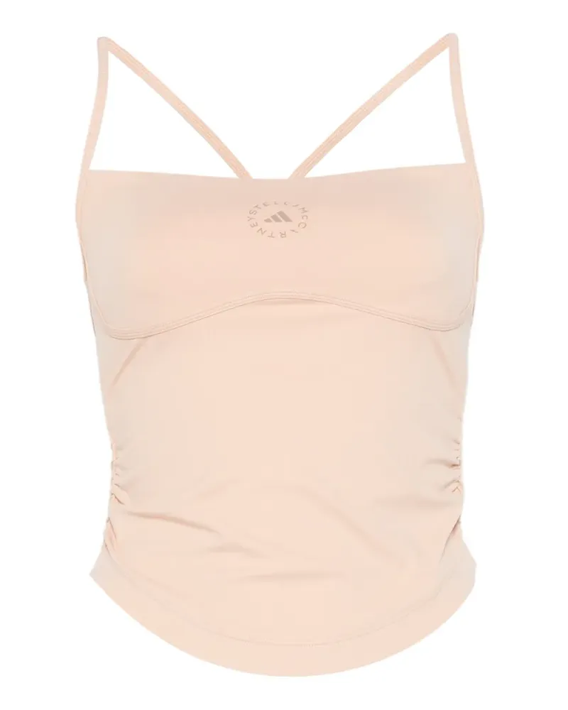 adidas Ärmelloses Sportoberteil - Nude Nude