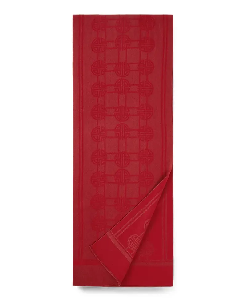 Shanghai Tang jacquard scarf - Rot Rot