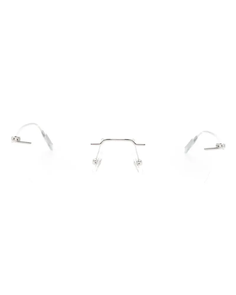 Montblanc rimless geometric-frame glasses - Silber Silber